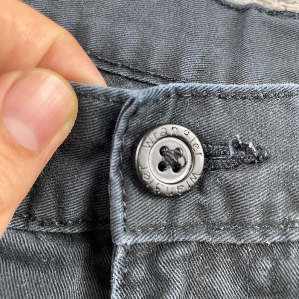Wrangler‎ Cargo Chino Shorts Mens 35 Gray - Picture 8 of 14